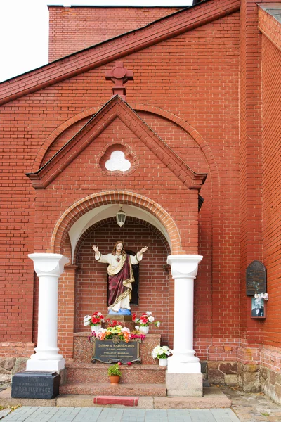 Het standbeeld van Jezus Christus. Minsk. Wit-Rusland. — Stockfoto