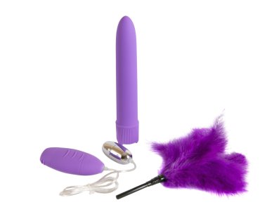 Mor seks oyuncak seti