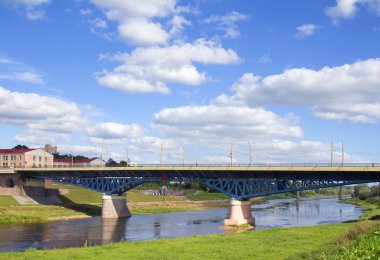 köprü Nehri üzerinde grodno, belarus