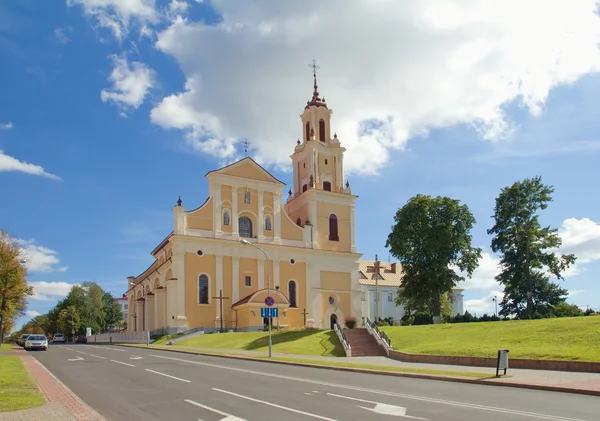 Grodno kilise kutsal bulma çapraz eski adı bernard — Stok fotoğraf