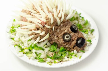Geleneksel Alman yemeği Mettigel
