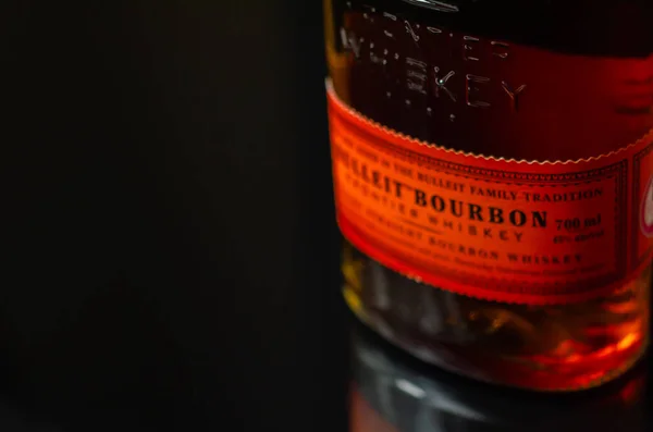 London Zjednoczone Królestwo Styczeń 2022 Bulleit Bourbon Unikalna Mieszanka Żyta — Zdjęcie stockowe