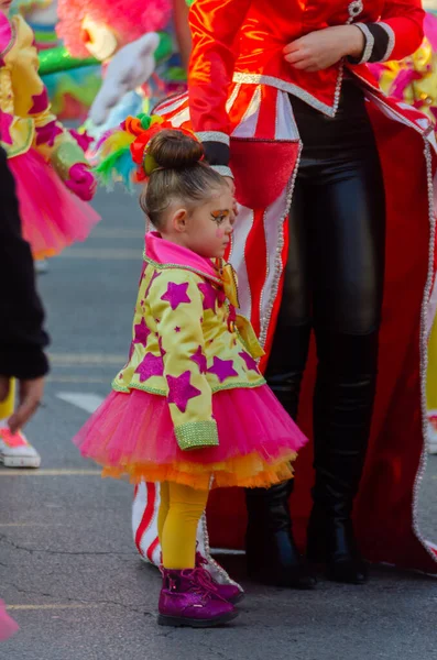 Cartagena Spanien Mars 2019 Färgglad Karneval Parad Som Anordnas Invånarna — Stockfoto