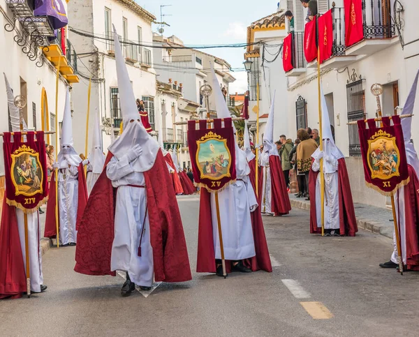 Procession Des Personnes Dans Semaine Sainte — Photo