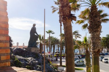 ALMUNECAR, SPAIN - 02 MARCH 2022 Abd Al-Rahman I remained in power for 32 years, and his descendants ruled most of the Iberian Peninsula for almost three centuries