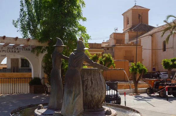 Soportujar Spain May 202 Witches Fountain Located Plaza Abastos Two — Stock Photo, Image