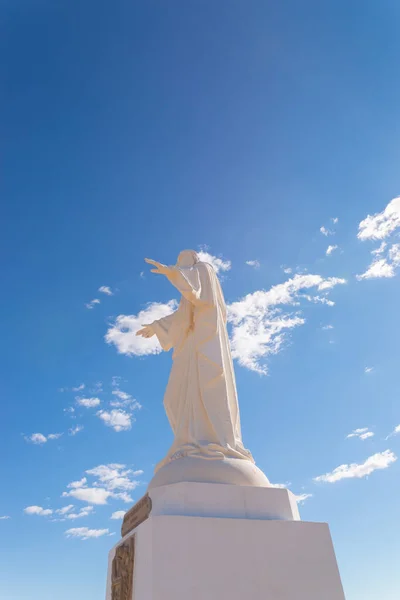Vera España Enero 2019 Proyecto Escultura Blanca Fue Llevado Cabo — Foto de Stock