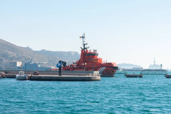 Cartagena Spain February 2019 Rescue Tug Mepped Puerto Comercial Cartagena — 스톡 사진