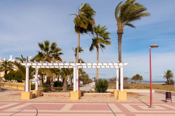 Vera Spanien Januari 2019 Fritidsbana Spansk Stad Belägen Costa Almería — Stockfoto