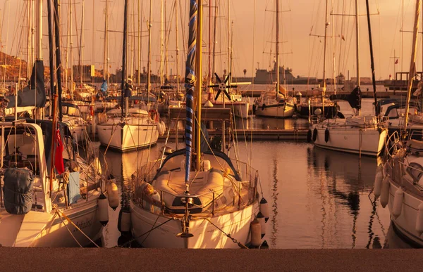 Cartagena Espanha Setembro 2022 Famoso Porto Cidade Cartagena Região Múrcia — Fotografia de Stock