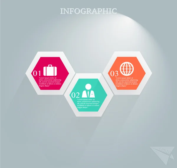 Moderne infographic design-vector illustratie — Stockvector