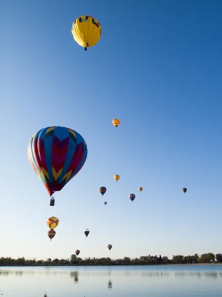 Luftballonshow — Stockfoto