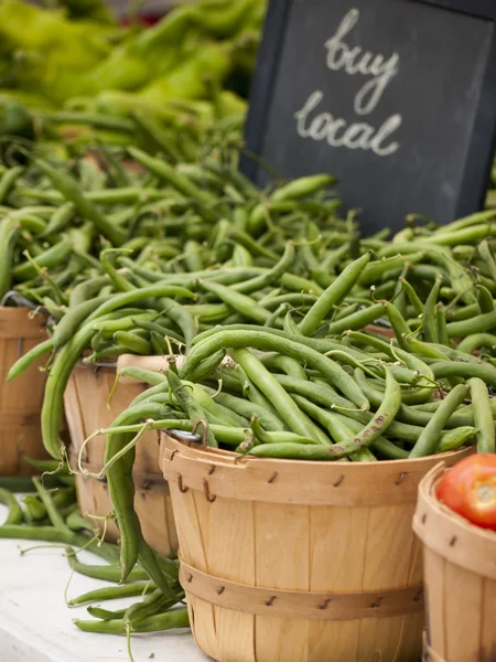 Groene bonen — Stockfoto