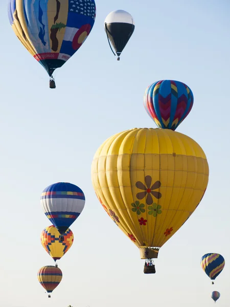 Luftballonshow — Stockfoto