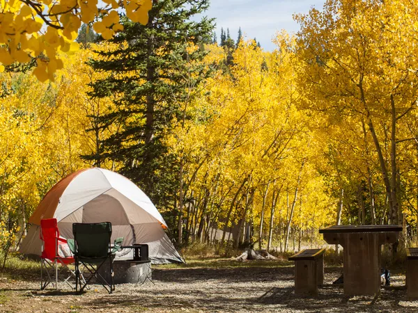 Campingplatz — Stockfoto