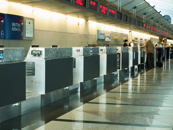 Check-in lijn — Stockfoto