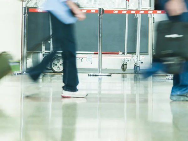 Luchthaven rush — Stockfoto