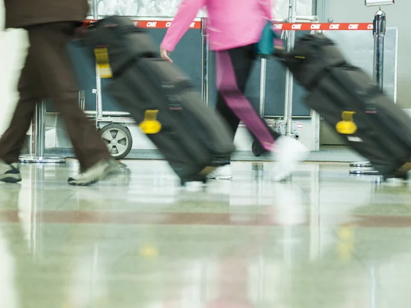 Aeroporto rush — Fotografia de Stock