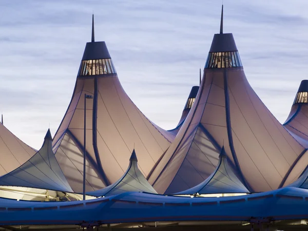 Internationale luchthaven van Denver — Stockfoto