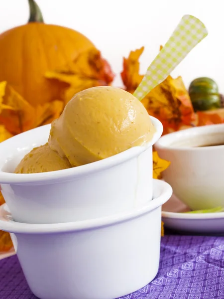 Pumpkin Gelato — Stock Photo, Image