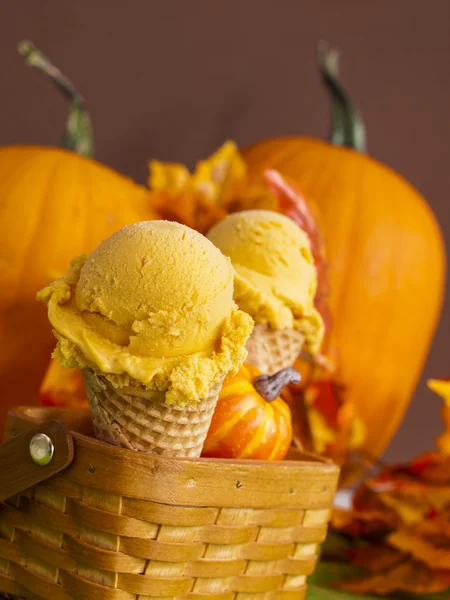 Pumpkin Gelato — Stock Photo, Image