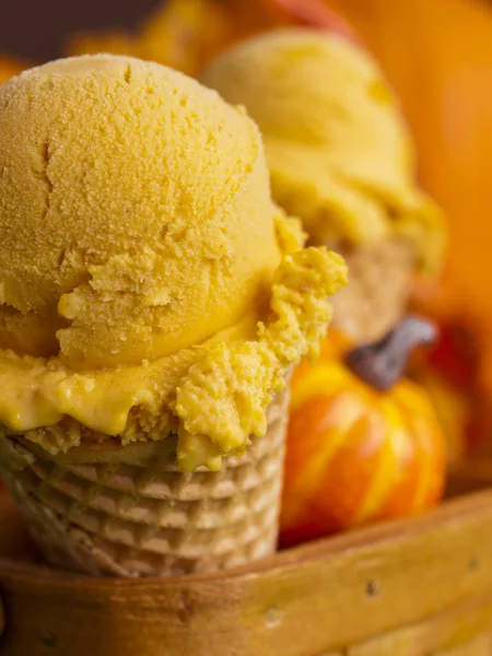 Pumpkin Gelato — Stock Photo, Image