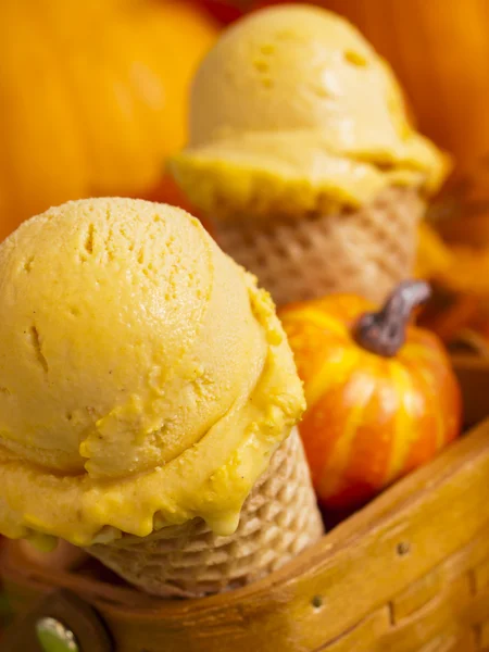 Pumpkin Gelato — Stock Photo, Image