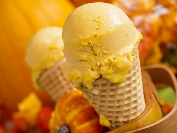 Pumpkin Gelato — Stock Photo, Image