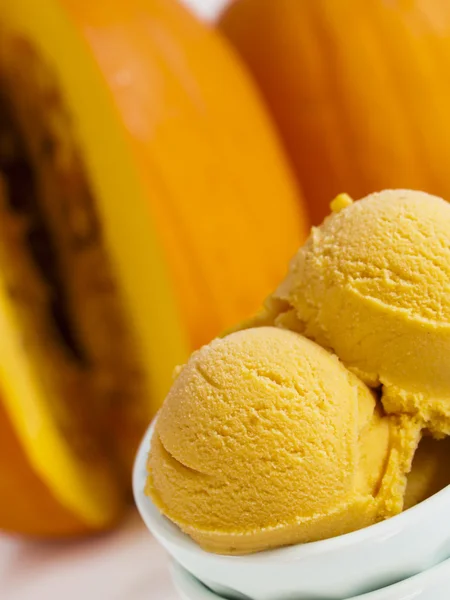 Pumpkin Gelato — Stock Photo, Image