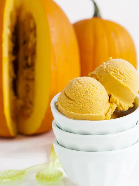 Pumpkin Gelato — Stock Photo, Image