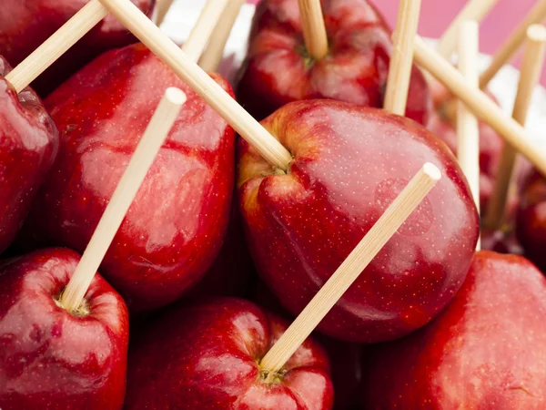 Maçãs de caramelo — Fotografia de Stock