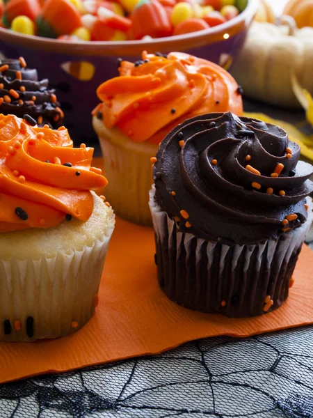 Halloween Cupcakes Stock Photo