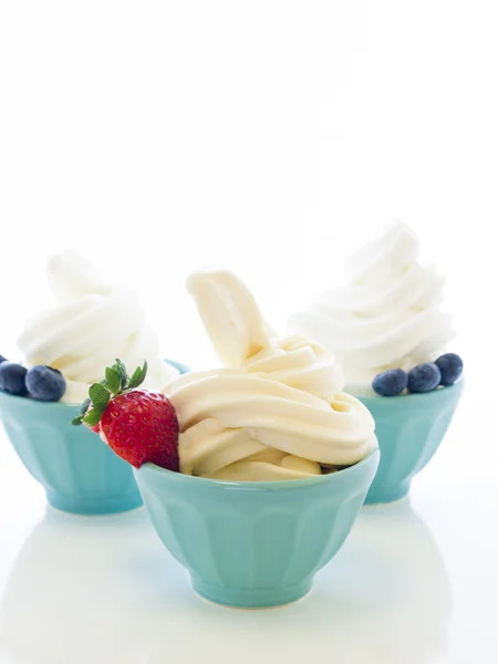 Заморожений йогурт — стокове фото