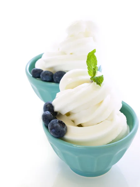 Fryst yoghurt — Stockfoto