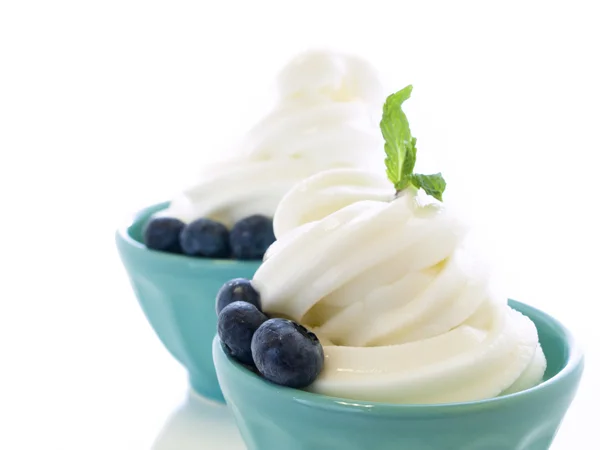 Fryst yoghurt — Stockfoto