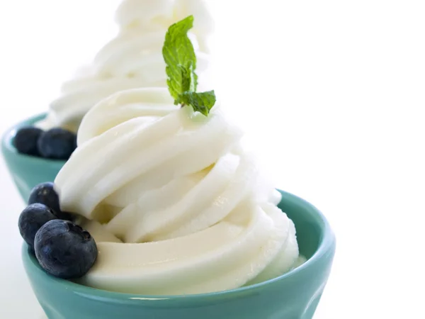 Fryst yoghurt — Stockfoto