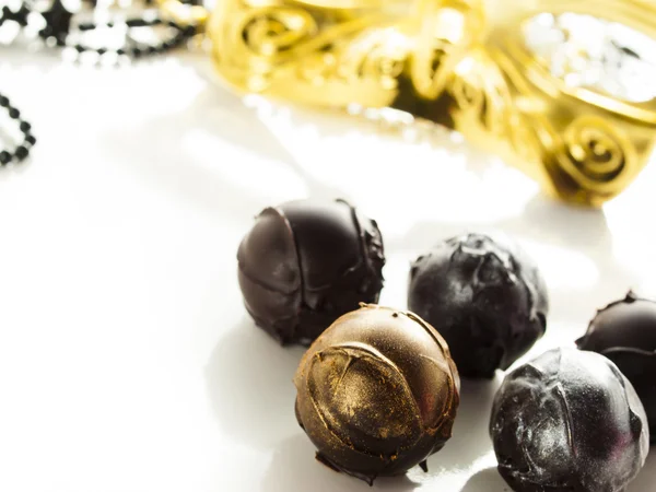 Champagne truffles — Stock Photo, Image