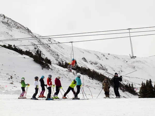 Skiën — Stockfoto