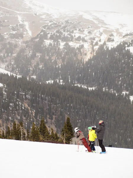 Skiën — Stockfoto