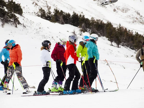 Skifahren — Stockfoto