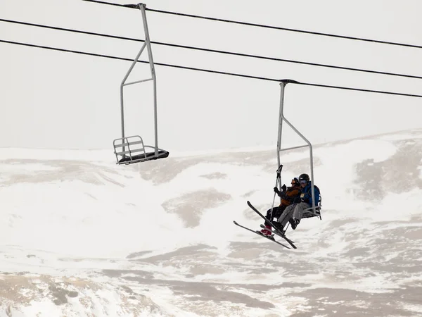 Skiën — Stockfoto