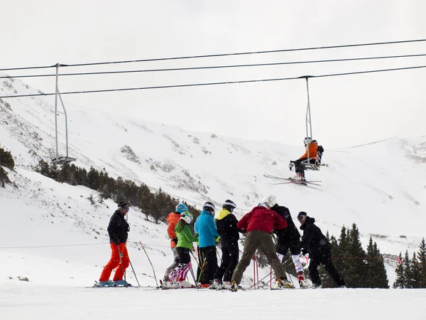 Skifahren — Stockfoto