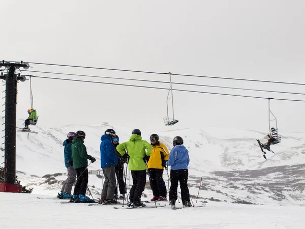 Skifahren — Stockfoto