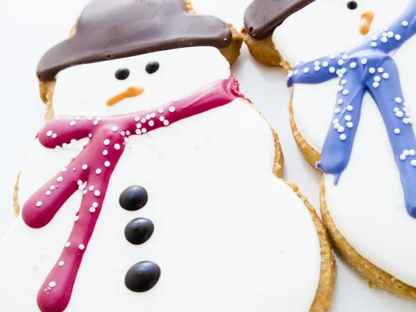 Snømann Cookie – stockfoto