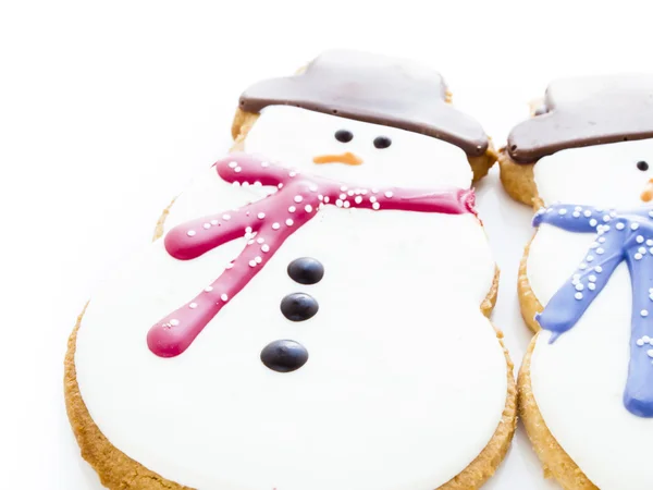 Snømann Cookie – stockfoto