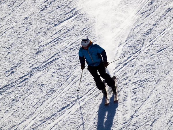 Skiën — Stockfoto