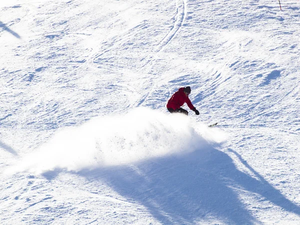 Skiën — Stockfoto