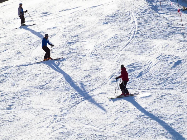 Skiën — Stockfoto