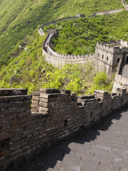 Große Mauer aus Porzellan — Stockfoto