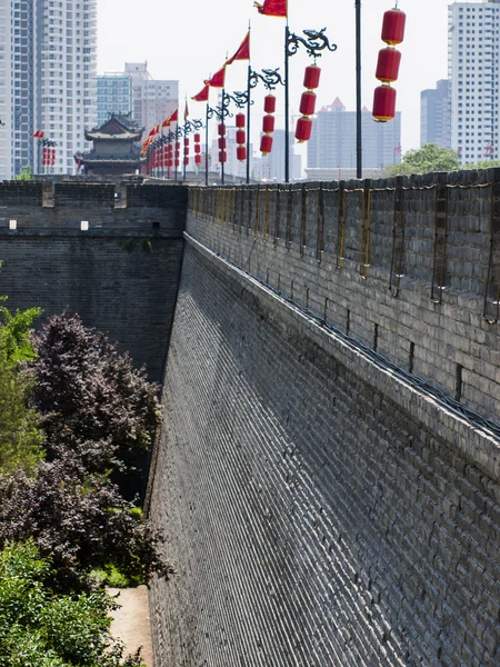 Стена города — стоковое фото